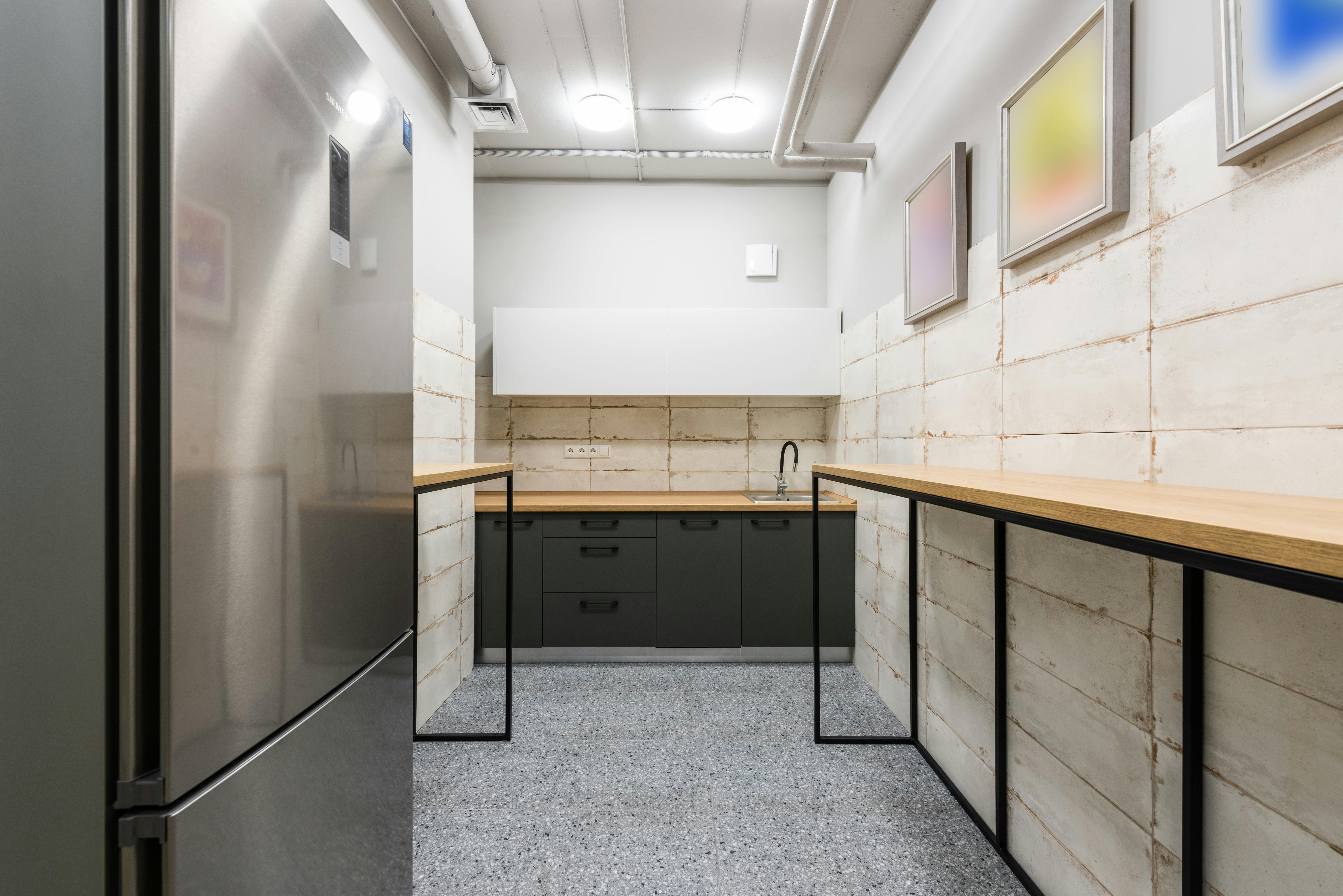 Basic laundry area before redesign